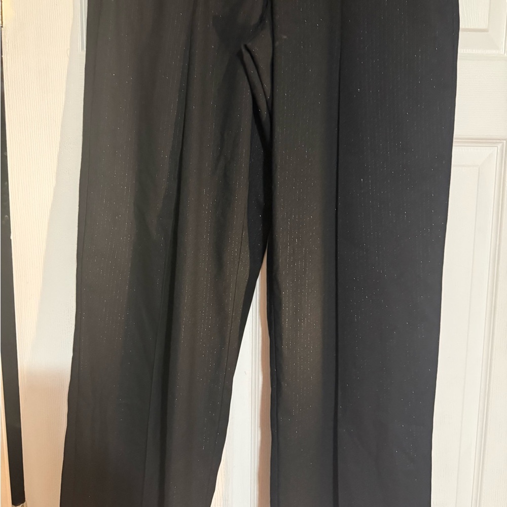Liz Claiborne Black Sparkle Trousers
